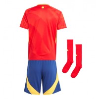 Camiseta España Primera Equipación para niños Eurocopa 2024 manga corta (+ pantalones cortos)